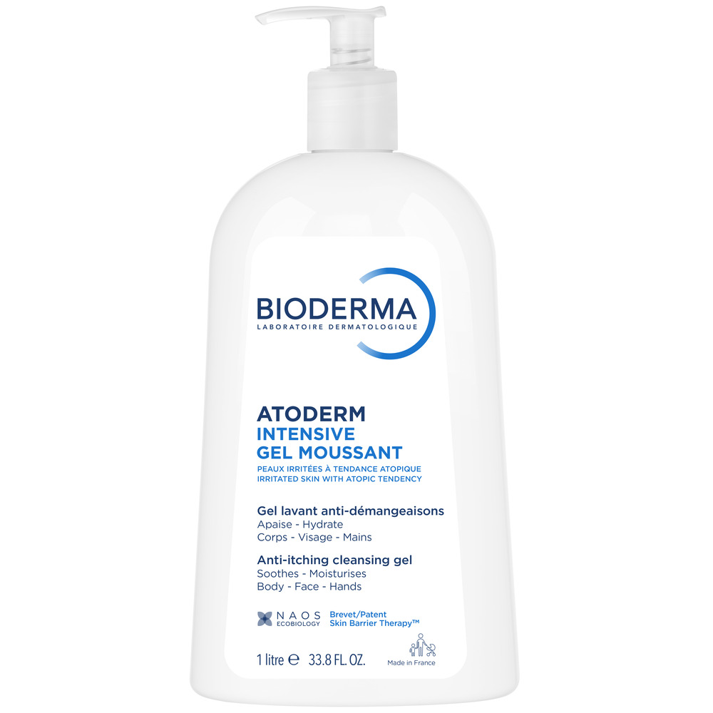 Bioderma Atoderm Intensive Gel Moussant Detergente Purificante 1 L